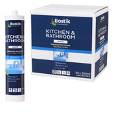 Bostik - Kitchen & Bathroom Silicone NC White 300ml (Pack of 20) | 30840077